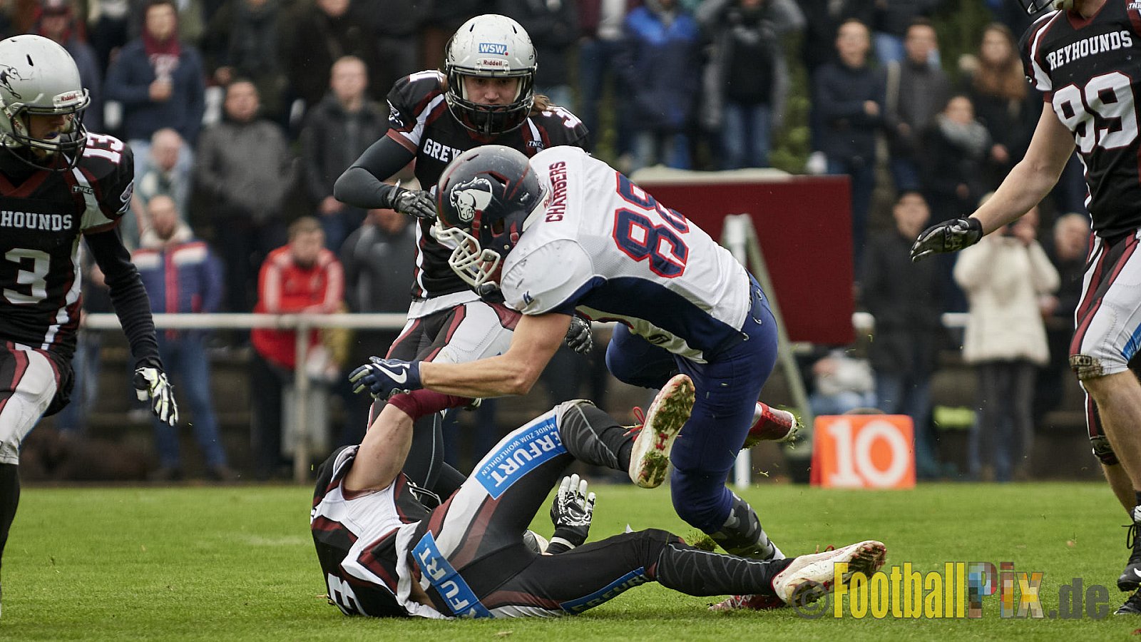 Wuppertal Greyhounds vs. Recklinghausen Chargers - 31.10.2017 VL NRW: Wuppertal Greyhounds vs. Recklinghausen Chargers (8:10)
