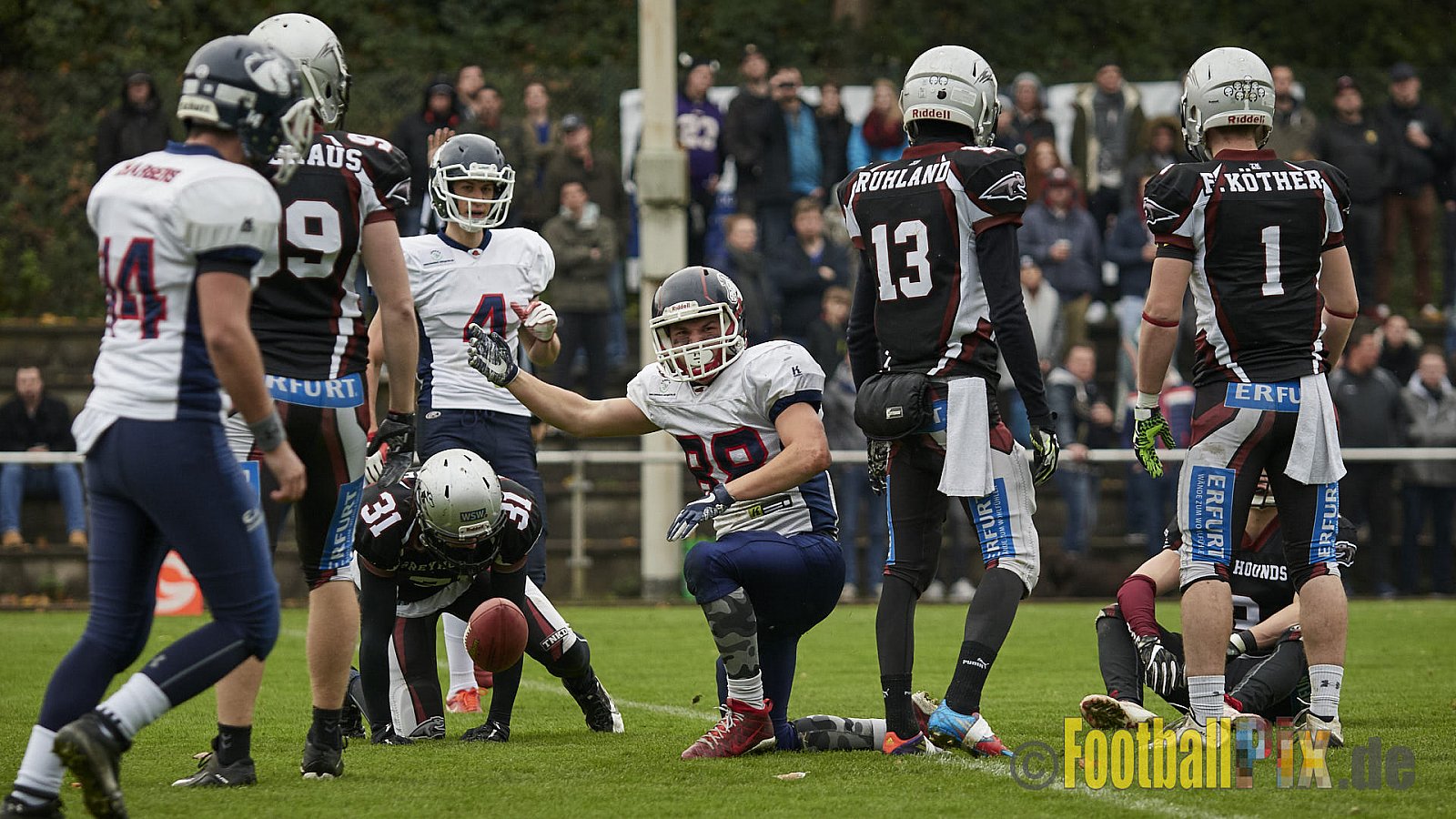 Wuppertal Greyhounds vs. Recklinghausen Chargers - 31.10.2017 VL NRW: Wuppertal Greyhounds vs. Recklinghausen Chargers (8:10)