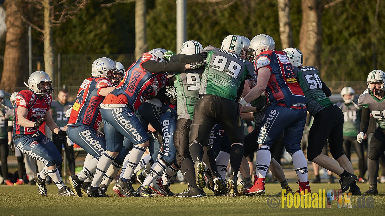 Mülheim Shamrocks vs. Remscheid Amboss - 24.03.2018 Pre-Season Game: Mülheim Shamrocks vs. Remscheid Amboss (7:34)