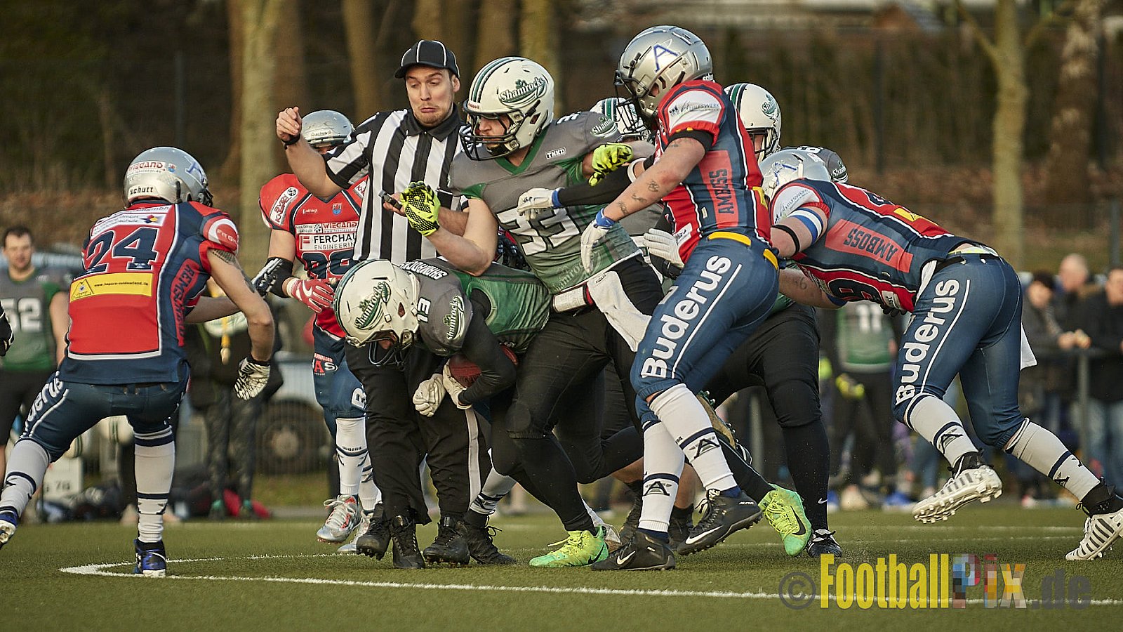 Mülheim Shamrocks vs. Remscheid Amboss - 24.03.2018 Pre-Season Game: Mülheim Shamrocks vs. Remscheid Amboss (7:34)