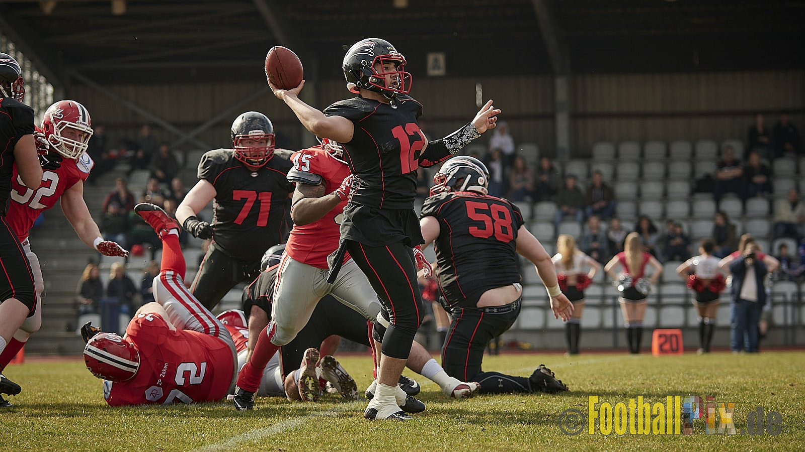 Düsseldorf Panther vs. Amsterdam Crusaders  - 25.03.2018 Pre-Season Game: Düsseldorf Panther vs. Amsterdam Crusaders (7:20)