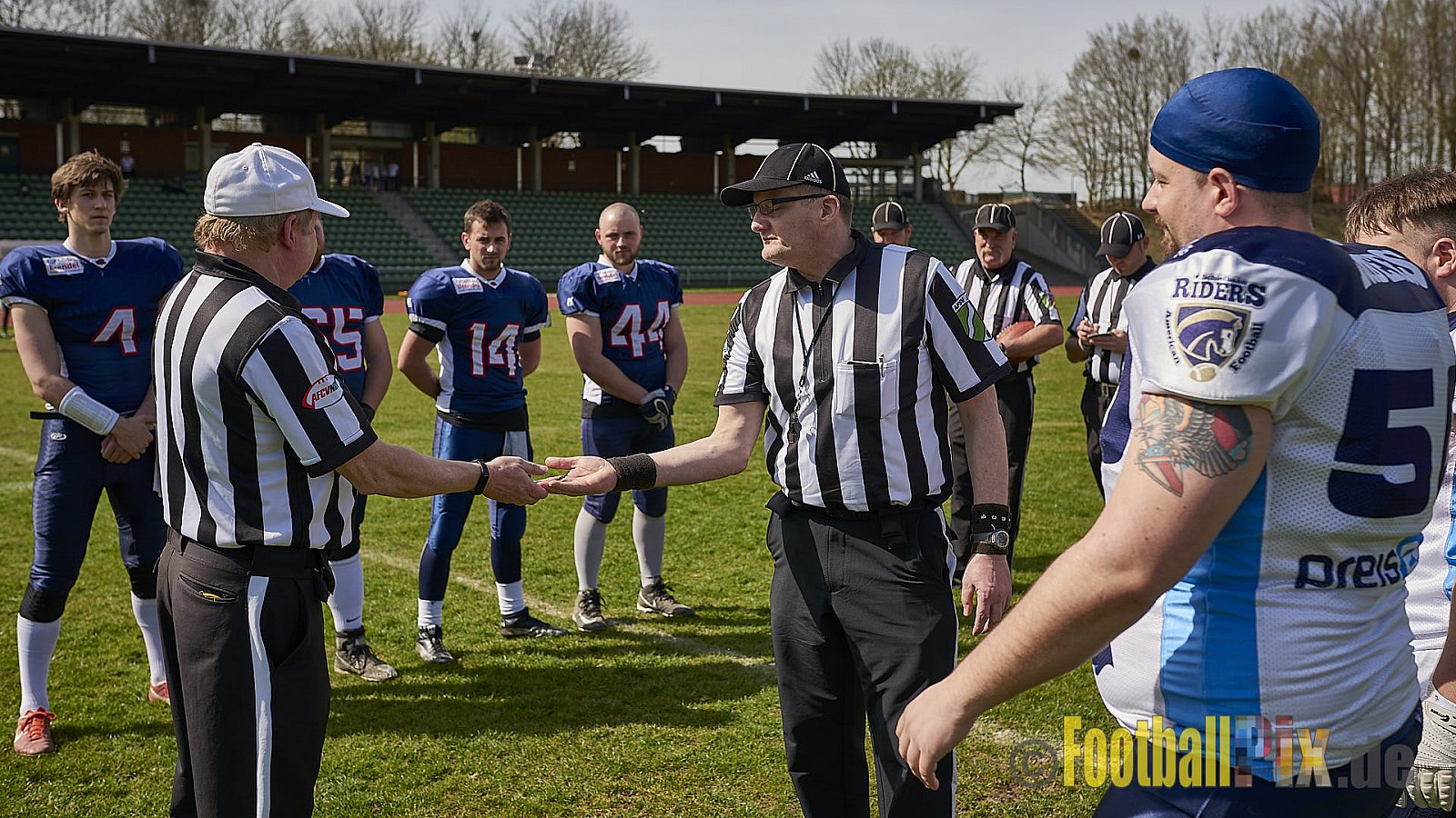Recklinghausen Chargers vs. Schiefbahn Riders  - 07.04.2018 Pre-Season Game: Recklinghausen Chargers vs. Schiefbahn Riders (6:7)