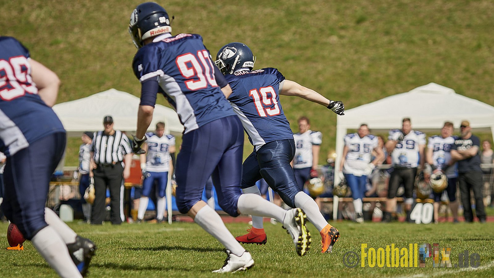 Recklinghausen Chargers vs. Schiefbahn Riders  - 07.04.2018 Pre-Season Game: Recklinghausen Chargers vs. Schiefbahn Riders (6:7)