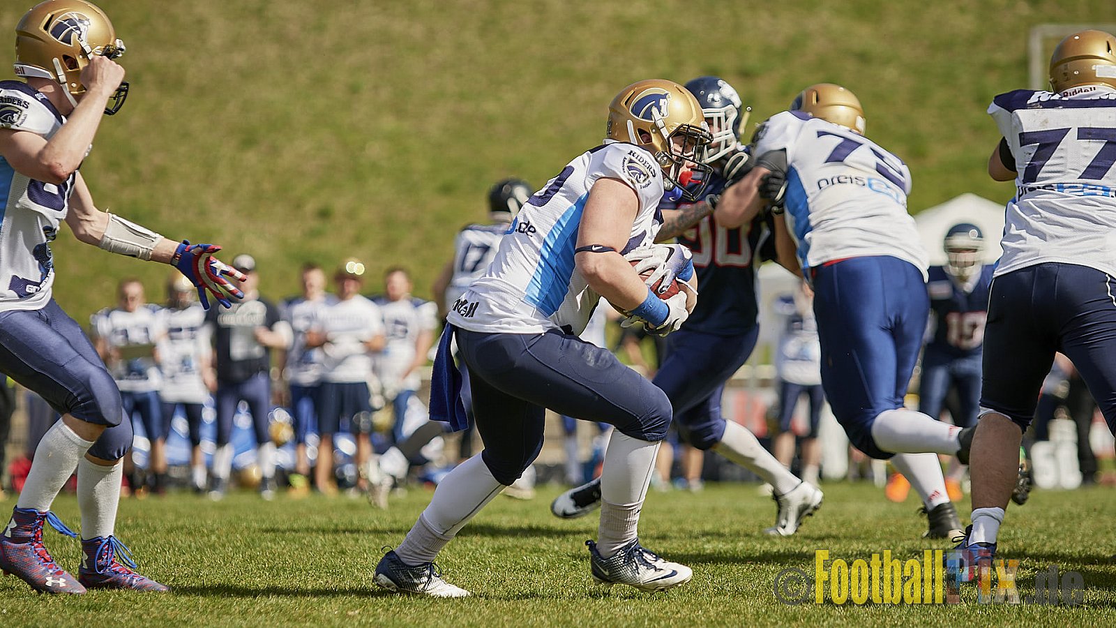 Recklinghausen Chargers vs. Schiefbahn Riders  - 07.04.2018 Pre-Season Game: Recklinghausen Chargers vs. Schiefbahn Riders (6:7)