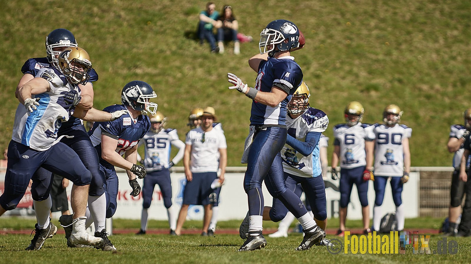 Recklinghausen Chargers vs. Schiefbahn Riders  - 07.04.2018 Pre-Season Game: Recklinghausen Chargers vs. Schiefbahn Riders (6:7)