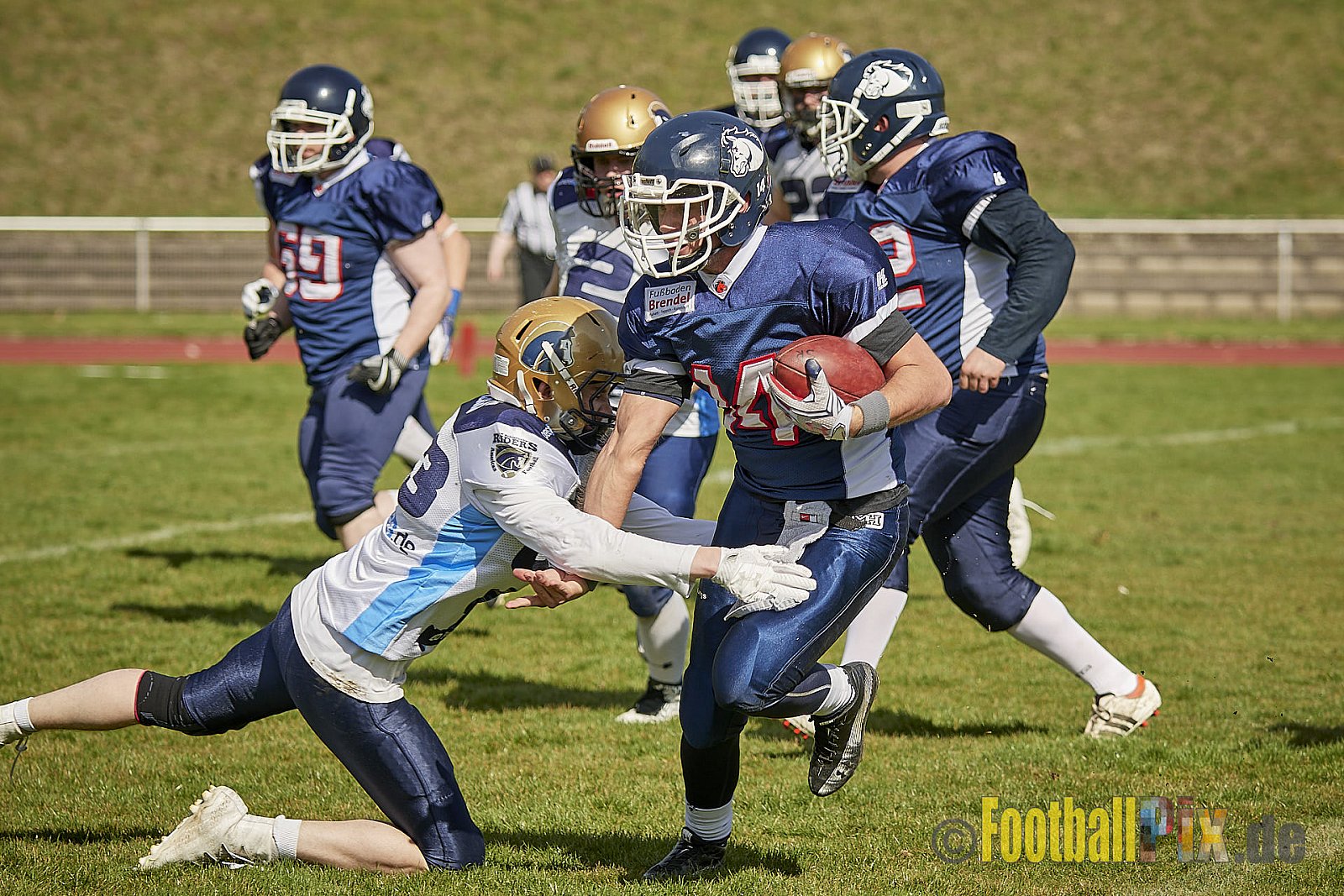Recklinghausen Chargers vs. Schiefbahn Riders  - 07.04.2018 Pre-Season Game: Recklinghausen Chargers vs. Schiefbahn Riders (6:7)