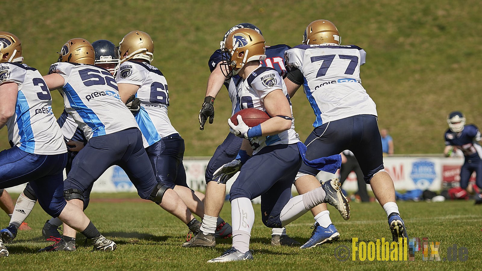 Recklinghausen Chargers vs. Schiefbahn Riders  - 07.04.2018 Pre-Season Game: Recklinghausen Chargers vs. Schiefbahn Riders (6:7)