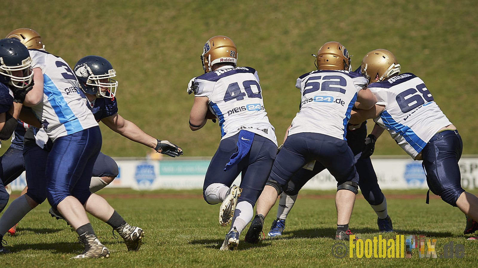 Recklinghausen Chargers vs. Schiefbahn Riders  - 07.04.2018 Pre-Season Game: Recklinghausen Chargers vs. Schiefbahn Riders (6:7)