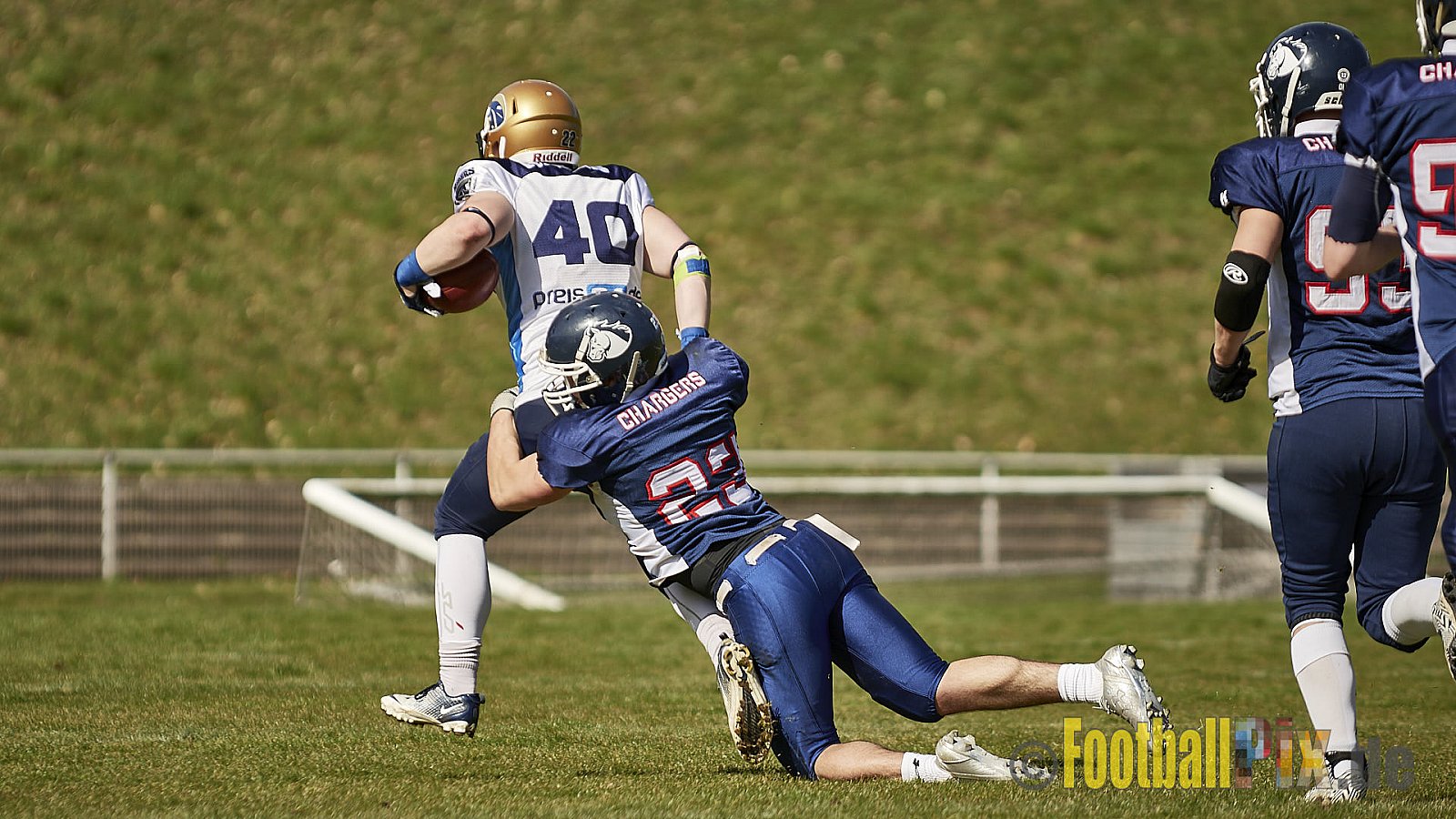 Recklinghausen Chargers vs. Schiefbahn Riders  - 07.04.2018 Pre-Season Game: Recklinghausen Chargers vs. Schiefbahn Riders (6:7)
