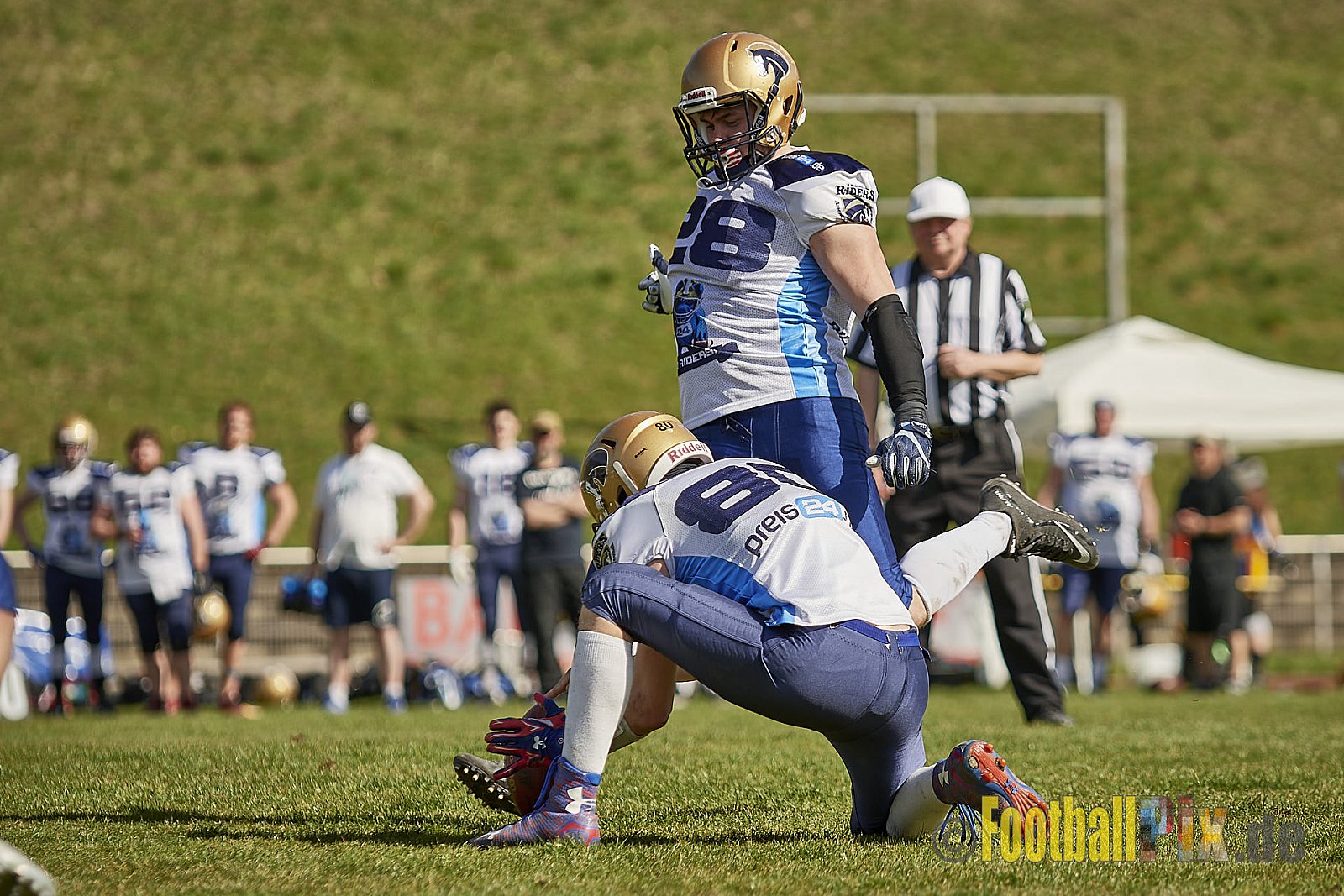 Recklinghausen Chargers vs. Schiefbahn Riders  - 07.04.2018 Pre-Season Game: Recklinghausen Chargers vs. Schiefbahn Riders (6:7)