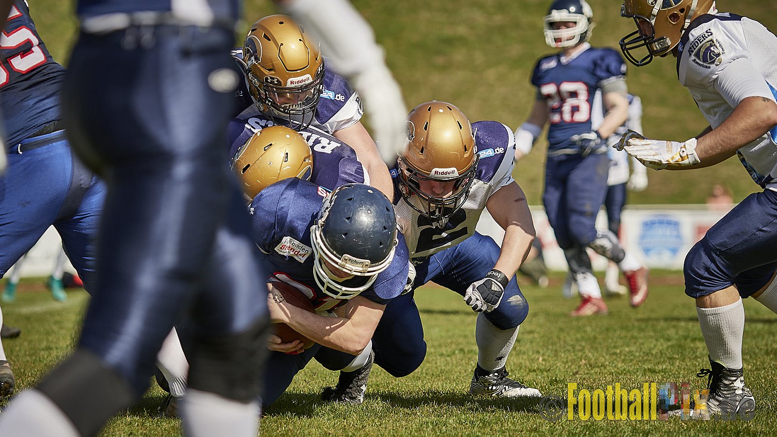 Recklinghausen Chargers vs. Schiefbahn Riders  - 07.04.2018 Pre-Season Game: Recklinghausen Chargers vs. Schiefbahn Riders (6:7)