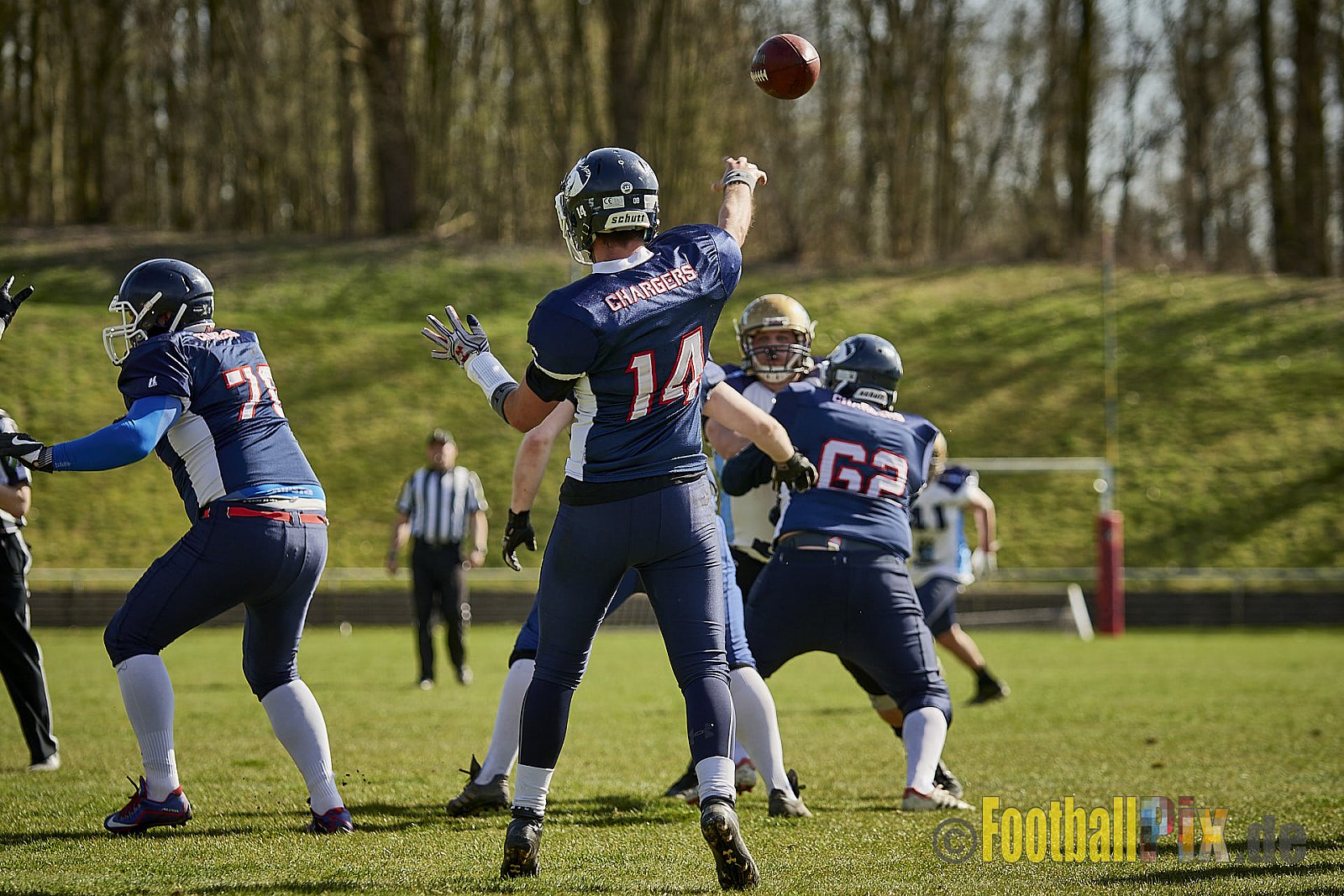 Recklinghausen Chargers vs. Schiefbahn Riders  - 07.04.2018 Pre-Season Game: Recklinghausen Chargers vs. Schiefbahn Riders (6:7)