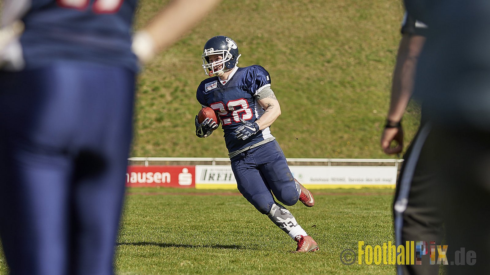 Recklinghausen Chargers vs. Schiefbahn Riders  - 07.04.2018 Pre-Season Game: Recklinghausen Chargers vs. Schiefbahn Riders (6:7)