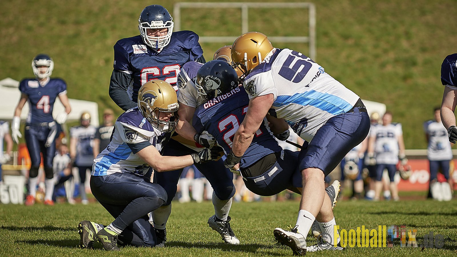 Recklinghausen Chargers vs. Schiefbahn Riders  - 07.04.2018 Pre-Season Game: Recklinghausen Chargers vs. Schiefbahn Riders (6:7)