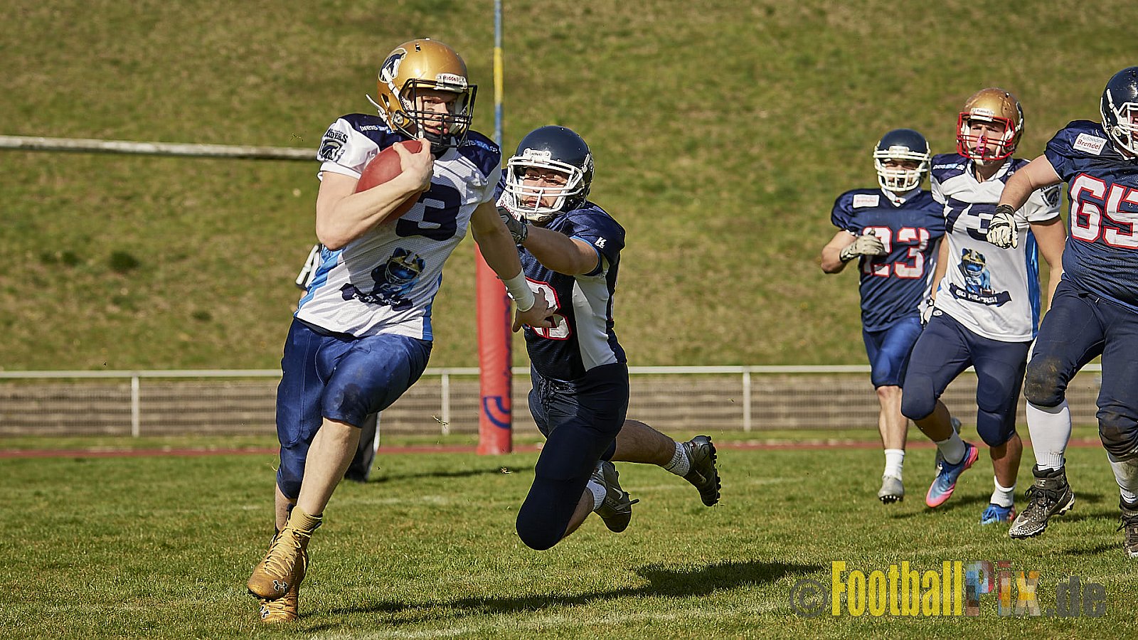 Recklinghausen Chargers vs. Schiefbahn Riders  - 07.04.2018 Pre-Season Game: Recklinghausen Chargers vs. Schiefbahn Riders (6:7)