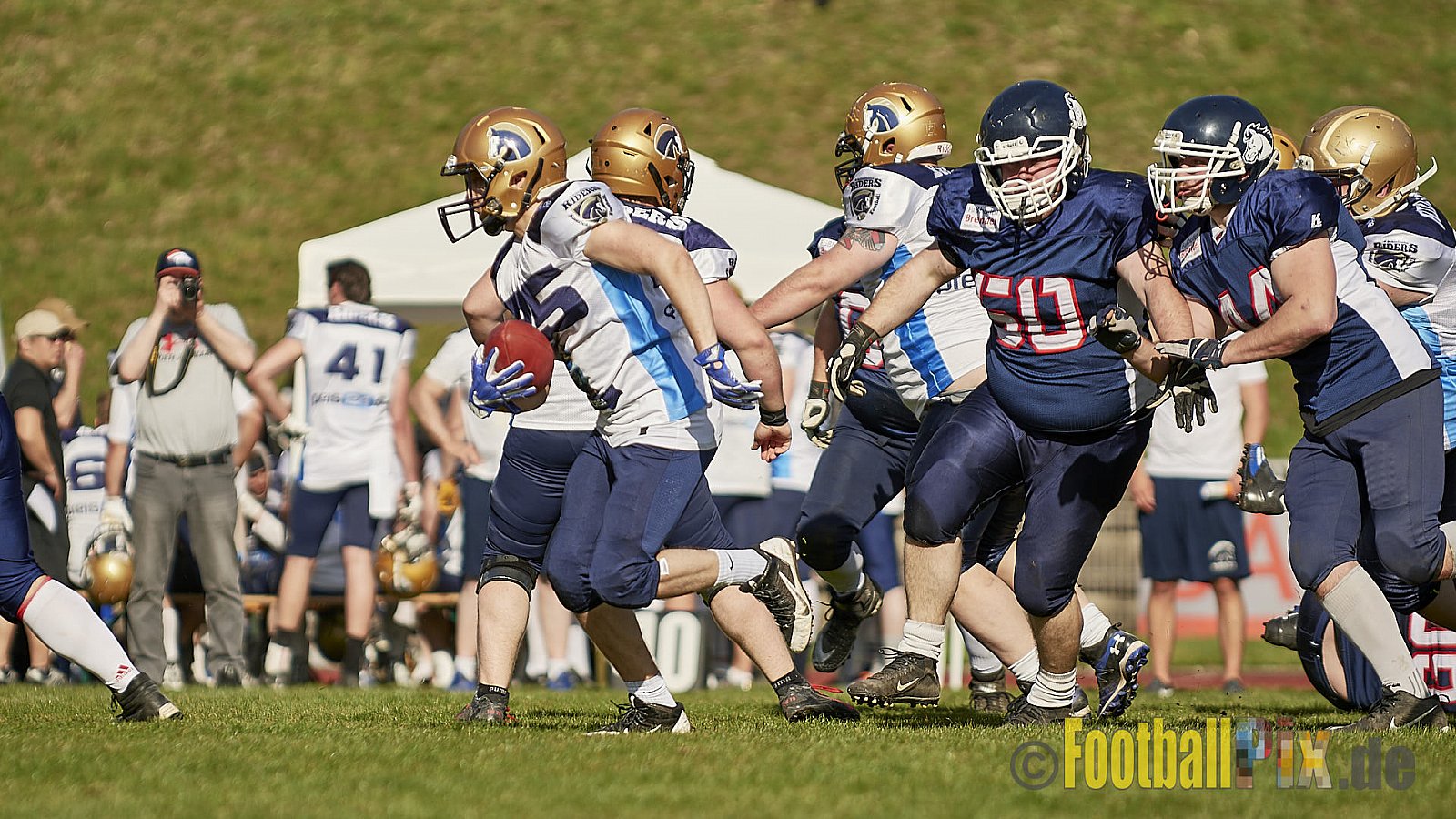 Recklinghausen Chargers vs. Schiefbahn Riders  - 07.04.2018 Pre-Season Game: Recklinghausen Chargers vs. Schiefbahn Riders (6:7)