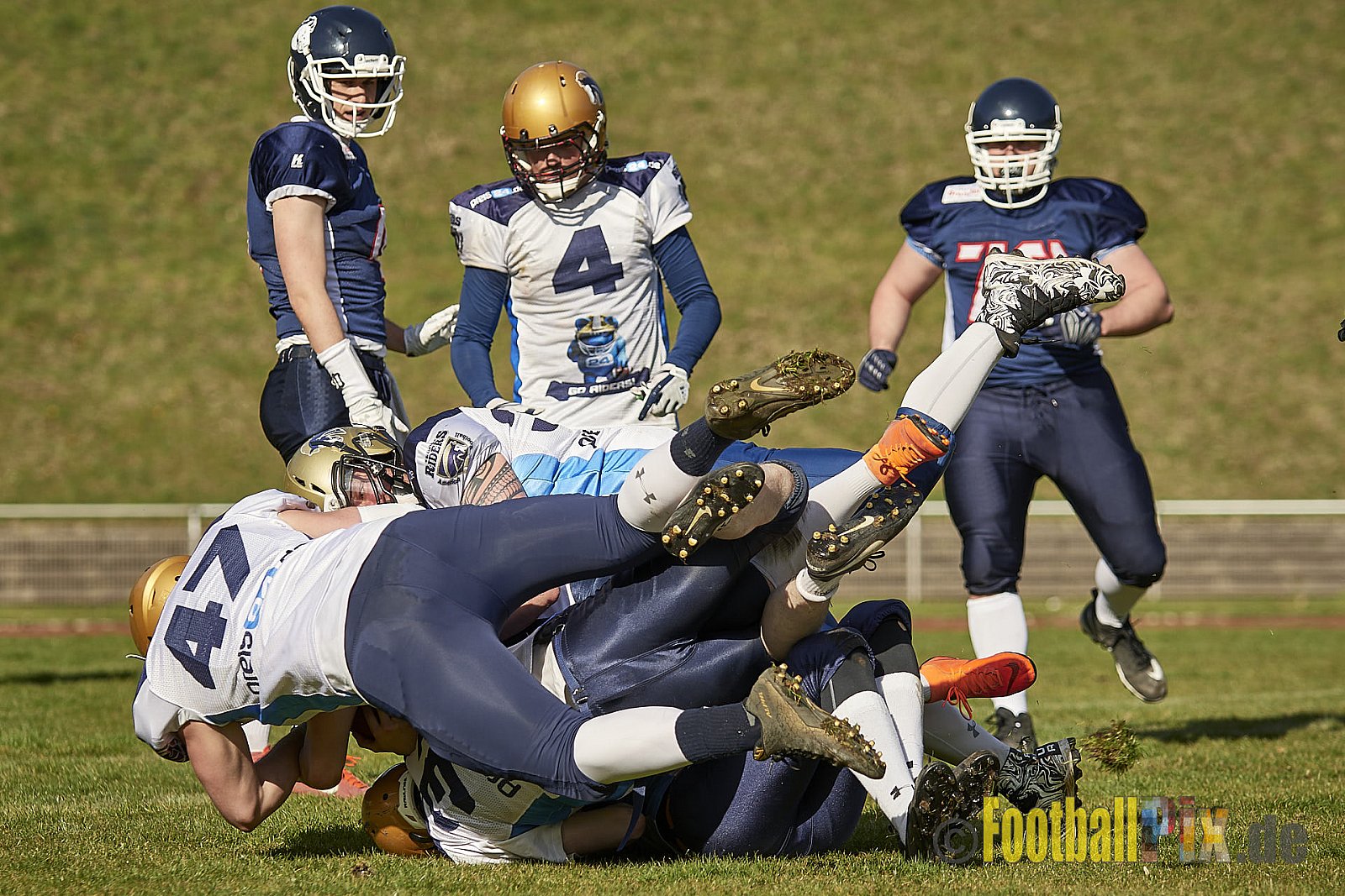 Recklinghausen Chargers vs. Schiefbahn Riders  - 07.04.2018 Pre-Season Game: Recklinghausen Chargers vs. Schiefbahn Riders (6:7)