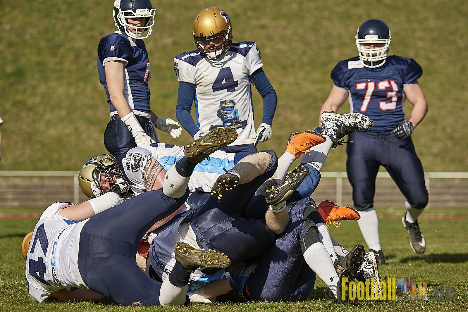 Recklinghausen Chargers vs. Schiefbahn Riders  - 07.04.2018 Pre-Season Game: Recklinghausen Chargers vs. Schiefbahn Riders (6:7)