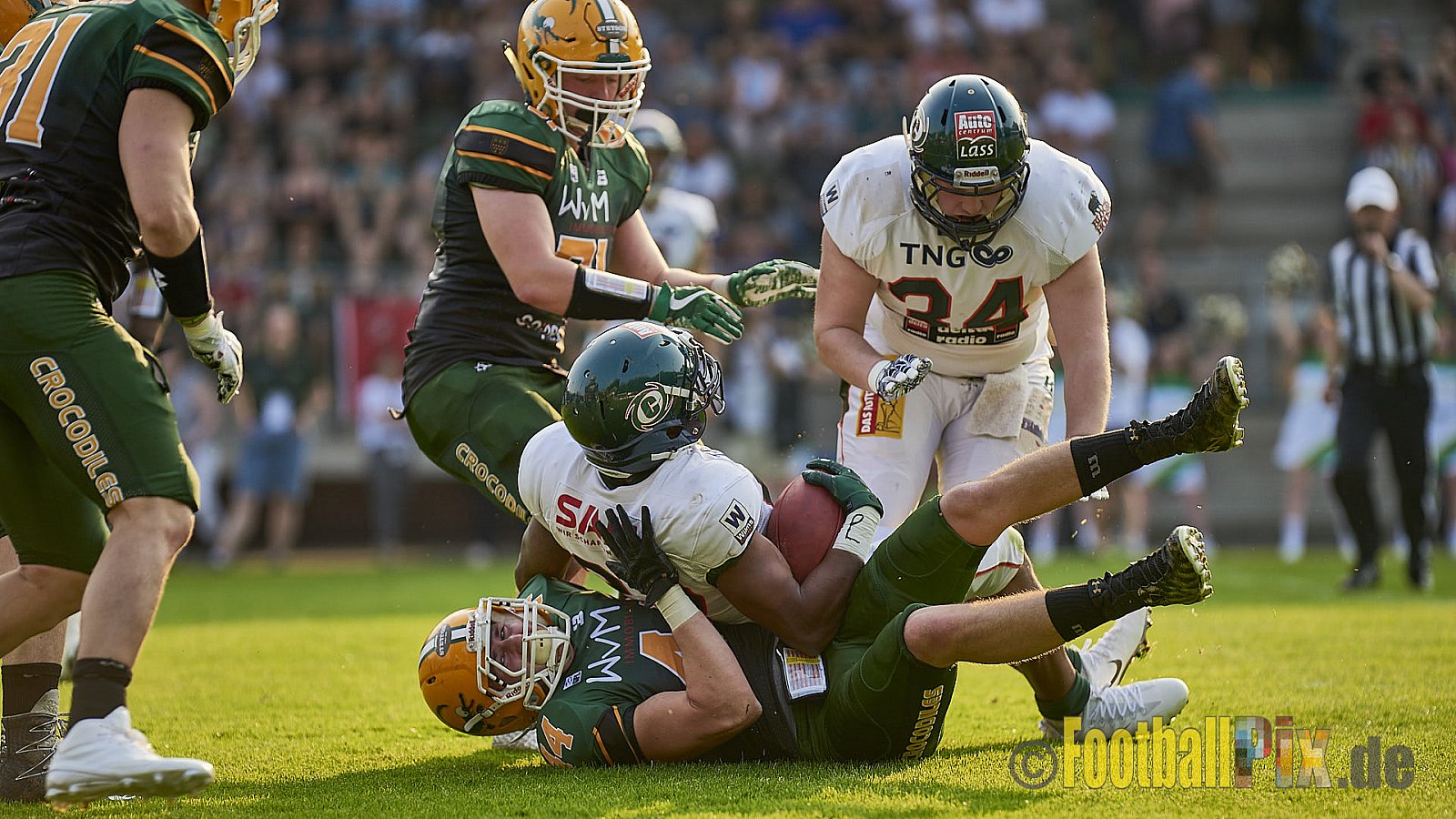 Cologne Crocodiles vs. Kiel Baltic Hurricanes  - 21.04.2018 GFL Nord: Cologne Crocodiles vs. Kiel Baltic Hurricanes (32:14)
