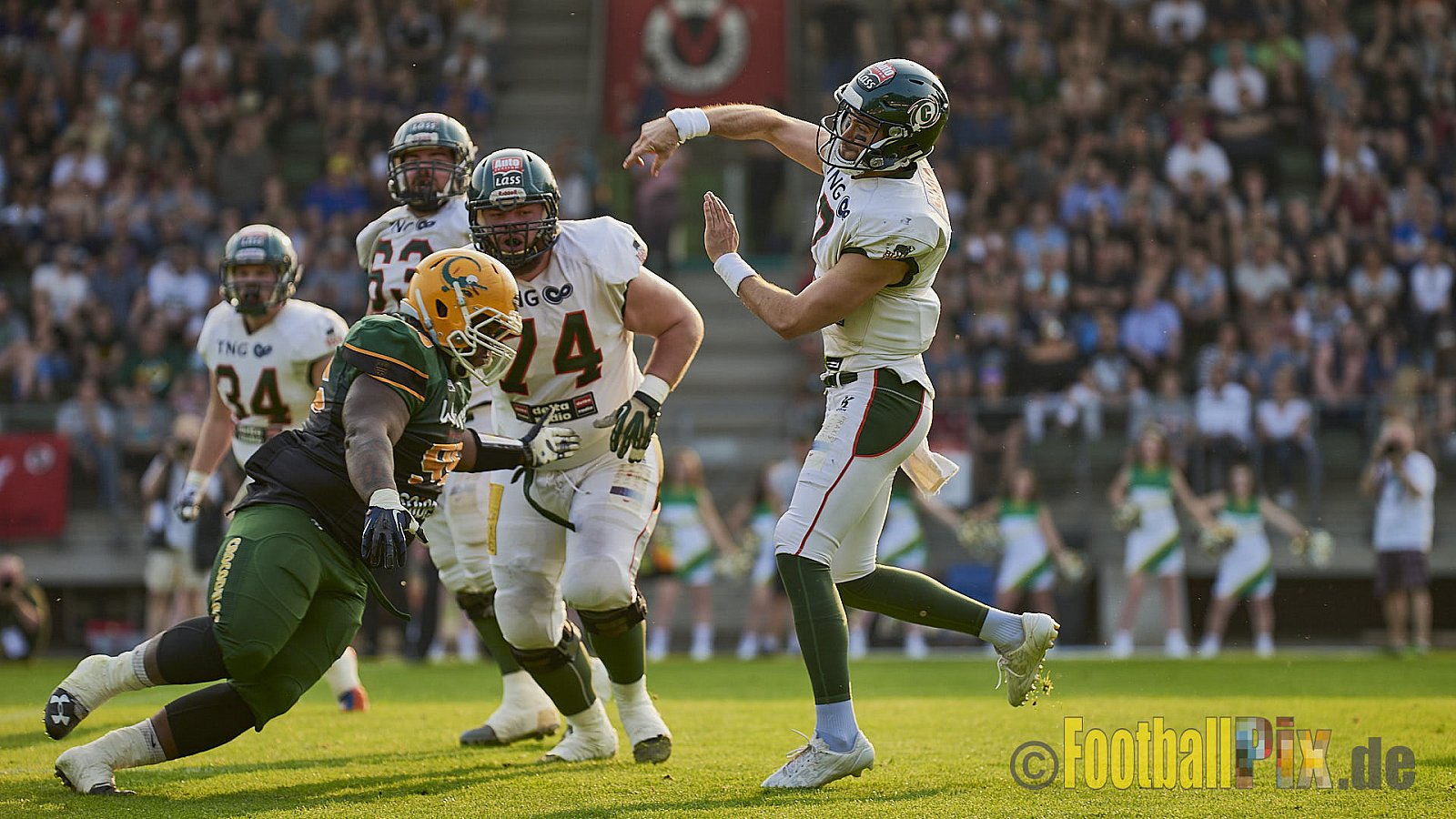 Cologne Crocodiles vs. Kiel Baltic Hurricanes  - 21.04.2018 GFL Nord: Cologne Crocodiles vs. Kiel Baltic Hurricanes (32:14)