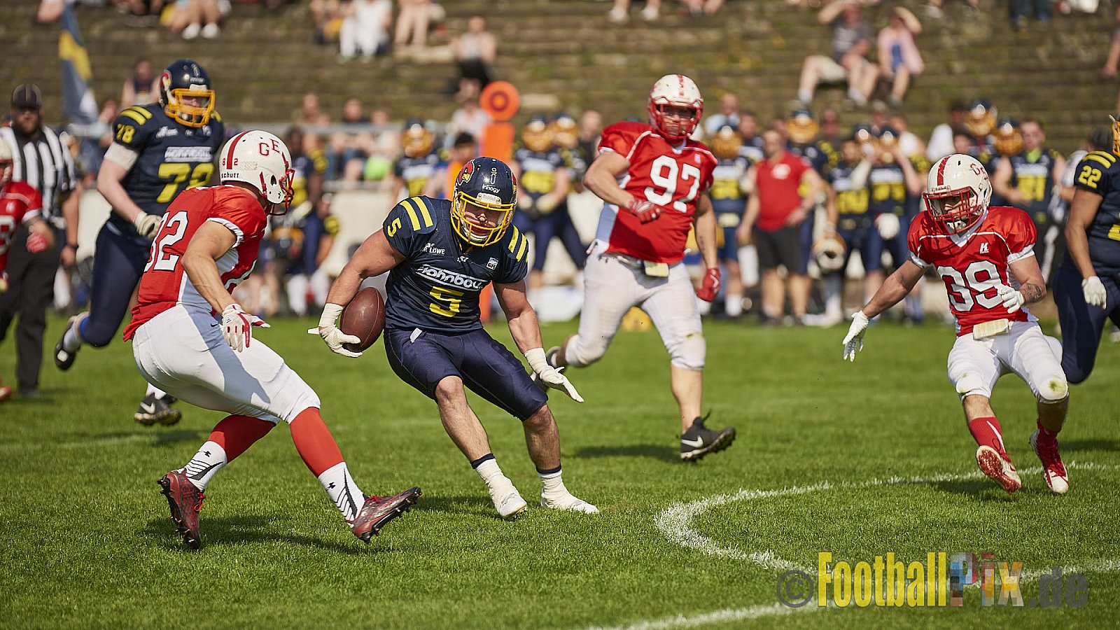 Gelsenkirchen Devils vs. Essen Assindia Cardinals - 21.04.2018 RL NRW: Gelsenkirchen Devils vs. Essen Assindia Cardinals (0:34)