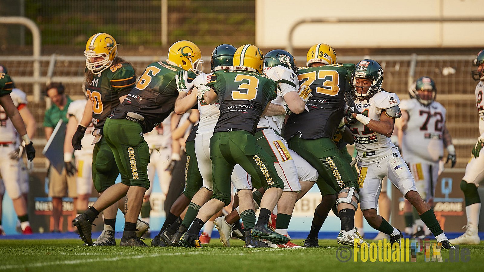 Cologne Crocodiles vs. Kiel Baltic Hurricanes  - 21.04.2018 GFL Nord: Cologne Crocodiles vs. Kiel Baltic Hurricanes (32:14)