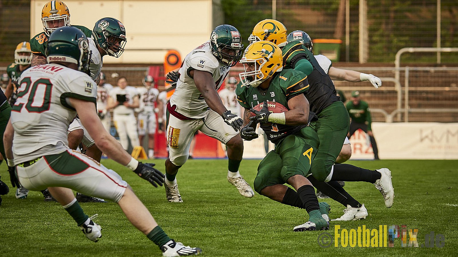 Cologne Crocodiles vs. Kiel Baltic Hurricanes  - 21.04.2018 GFL Nord: Cologne Crocodiles vs. Kiel Baltic Hurricanes (32:14)