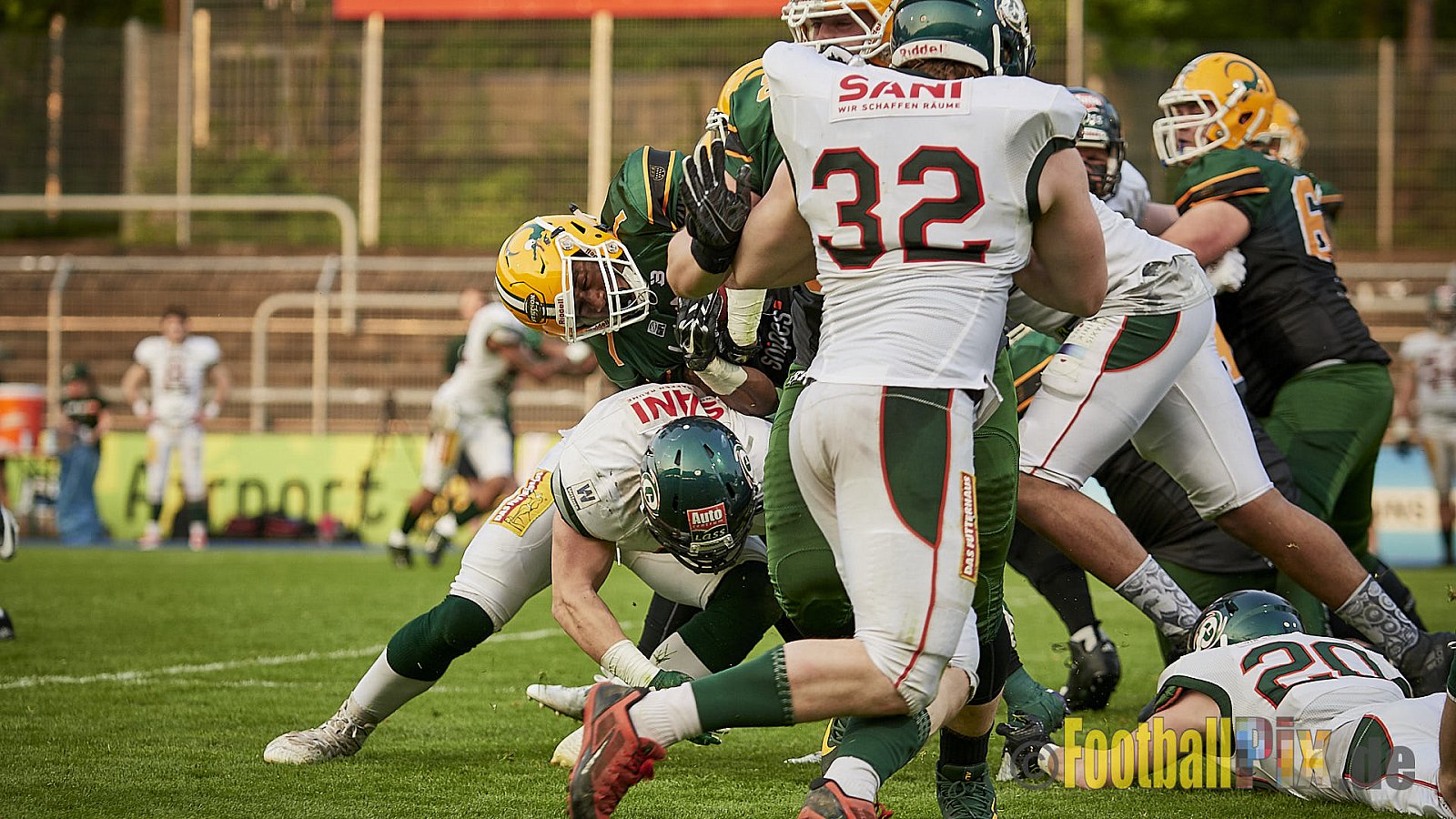 Cologne Crocodiles vs. Kiel Baltic Hurricanes  - 21.04.2018 GFL Nord: Cologne Crocodiles vs. Kiel Baltic Hurricanes (32:14)