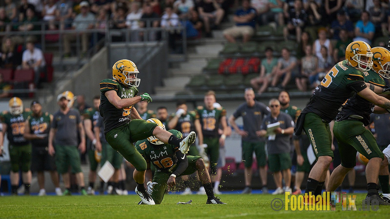 Cologne Crocodiles vs. Kiel Baltic Hurricanes  - 21.04.2018 GFL Nord: Cologne Crocodiles vs. Kiel Baltic Hurricanes (32:14)