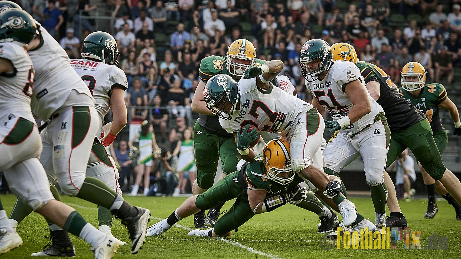 Cologne Crocodiles vs. Kiel Baltic Hurricanes  - 21.04.2018 GFL Nord: Cologne Crocodiles vs. Kiel Baltic Hurricanes (32:14)