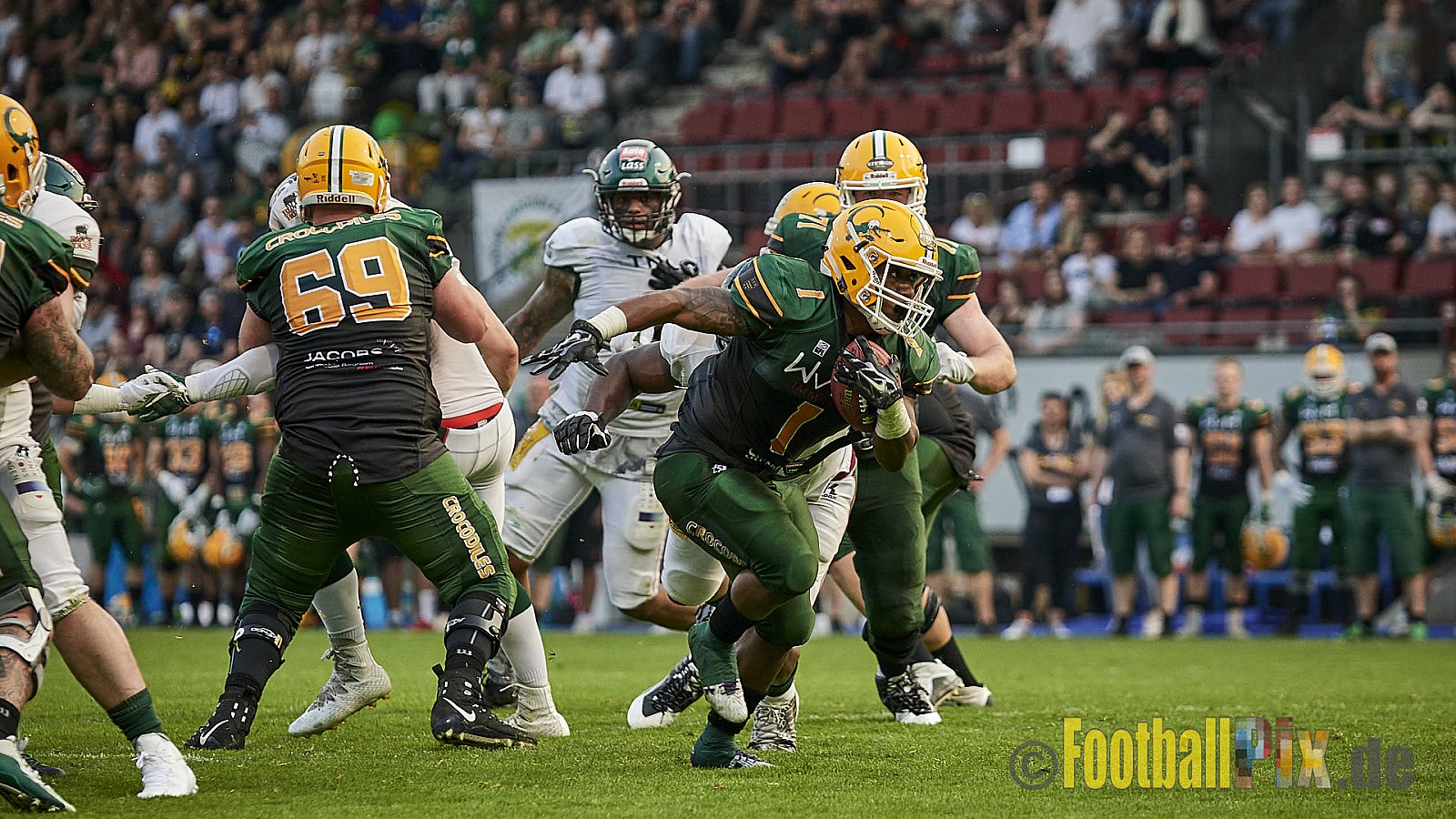 Cologne Crocodiles vs. Kiel Baltic Hurricanes  - 21.04.2018 GFL Nord: Cologne Crocodiles vs. Kiel Baltic Hurricanes (32:14)