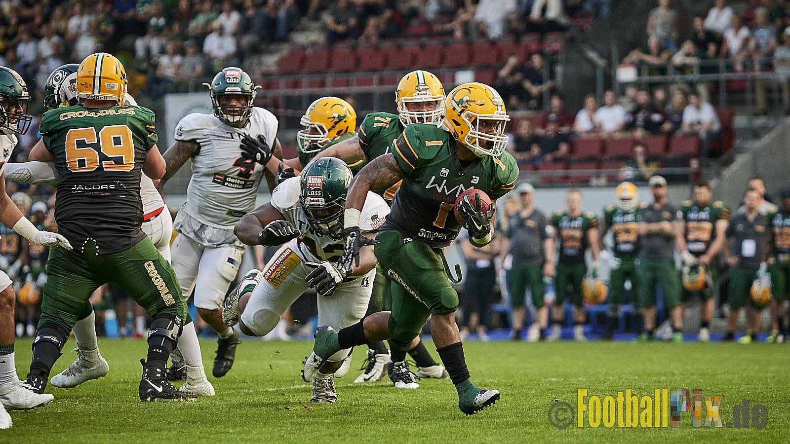 Cologne Crocodiles vs. Kiel Baltic Hurricanes  - 21.04.2018 GFL Nord: Cologne Crocodiles vs. Kiel Baltic Hurricanes (32:14)