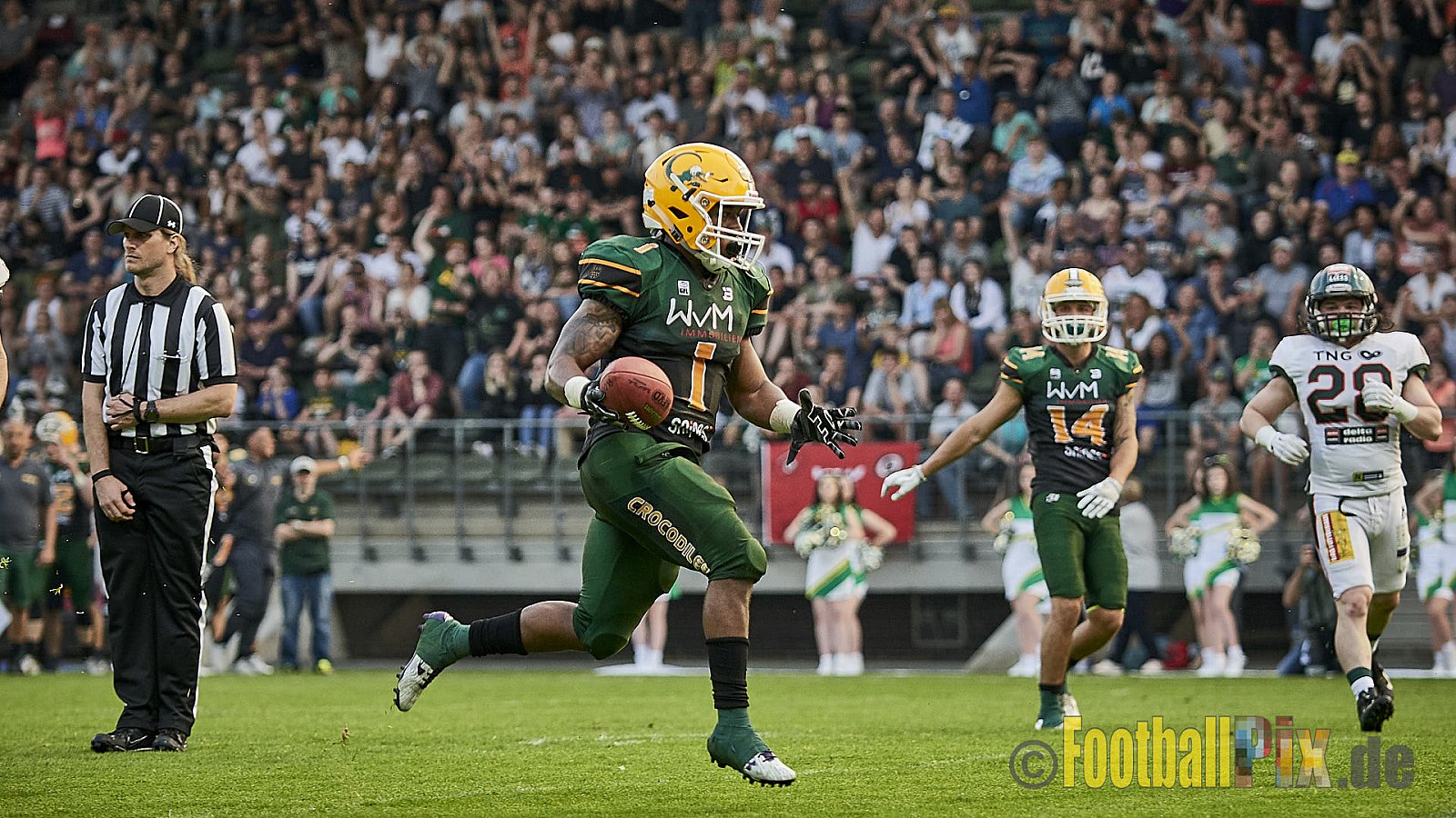 Cologne Crocodiles vs. Kiel Baltic Hurricanes  - 21.04.2018 GFL Nord: Cologne Crocodiles vs. Kiel Baltic Hurricanes (32:14)