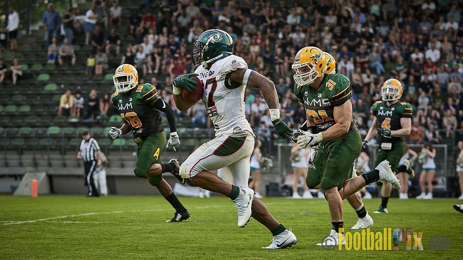 Cologne Crocodiles vs. Kiel Baltic Hurricanes  - 21.04.2018 GFL Nord: Cologne Crocodiles vs. Kiel Baltic Hurricanes (32:14)