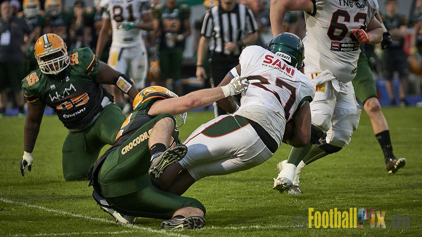 Cologne Crocodiles vs. Kiel Baltic Hurricanes  - 21.04.2018 GFL Nord: Cologne Crocodiles vs. Kiel Baltic Hurricanes (32:14)
