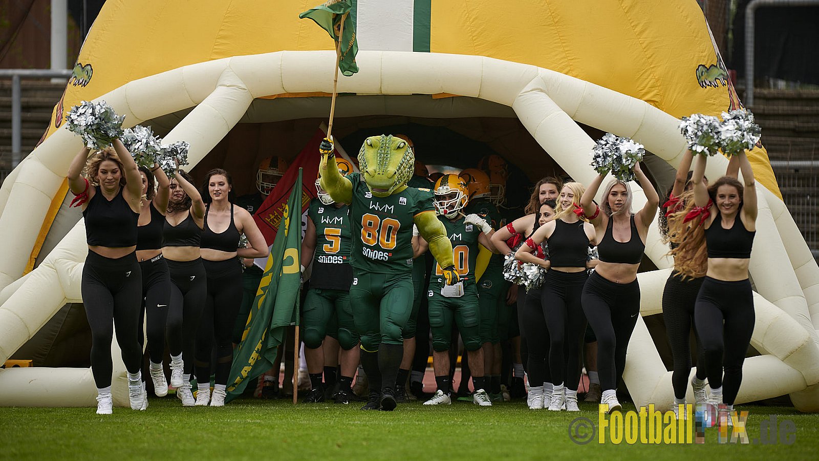 German Football League 2021 Cologne Crocodiles vs. Dresden Monarchs im Südstadion, Vorgebirgstraße 76, 50969 Köln, Punkte Endstand 48 : 41.
[Bildnummer: 2021-06-05_0024] - CologneCrocodilesVsDresdenMonarchs
