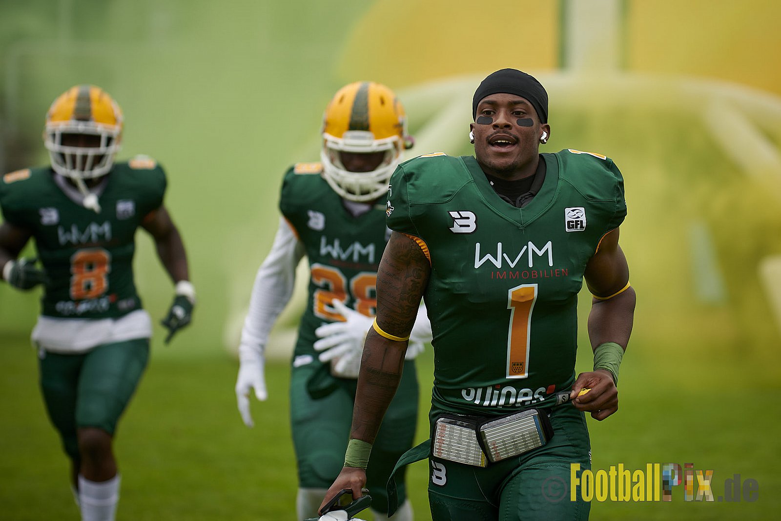German Football League 2021 Cologne Crocodiles vs. Dresden Monarchs im Südstadion, Vorgebirgstraße 76, 50969 Köln, Punkte Endstand 48 : 41.
[Bildnummer: 2021-06-05_0059] - CologneCrocodilesVsDresdenMonarchs