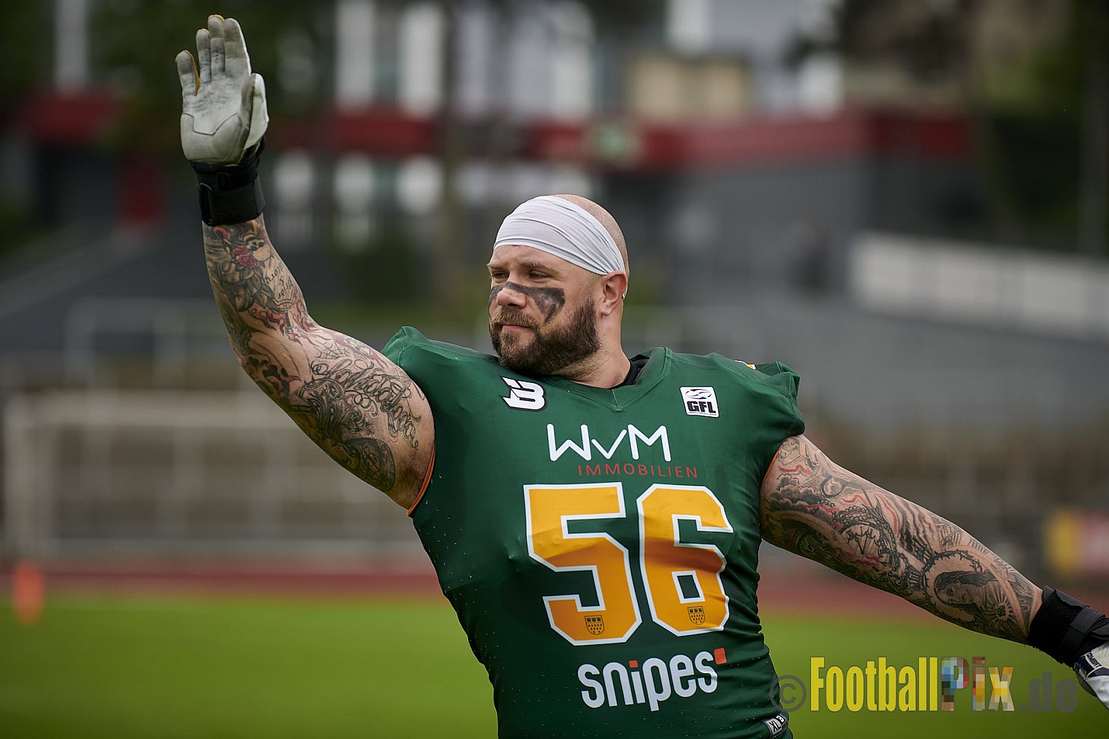 German Football League 2021 Cologne Crocodiles vs. Dresden Monarchs im Südstadion, Vorgebirgstraße 76, 50969 Köln, Punkte Endstand 48 : 41.
[Bildnummer: 2021-06-05_0071] - CologneCrocodilesVsDresdenMonarchs