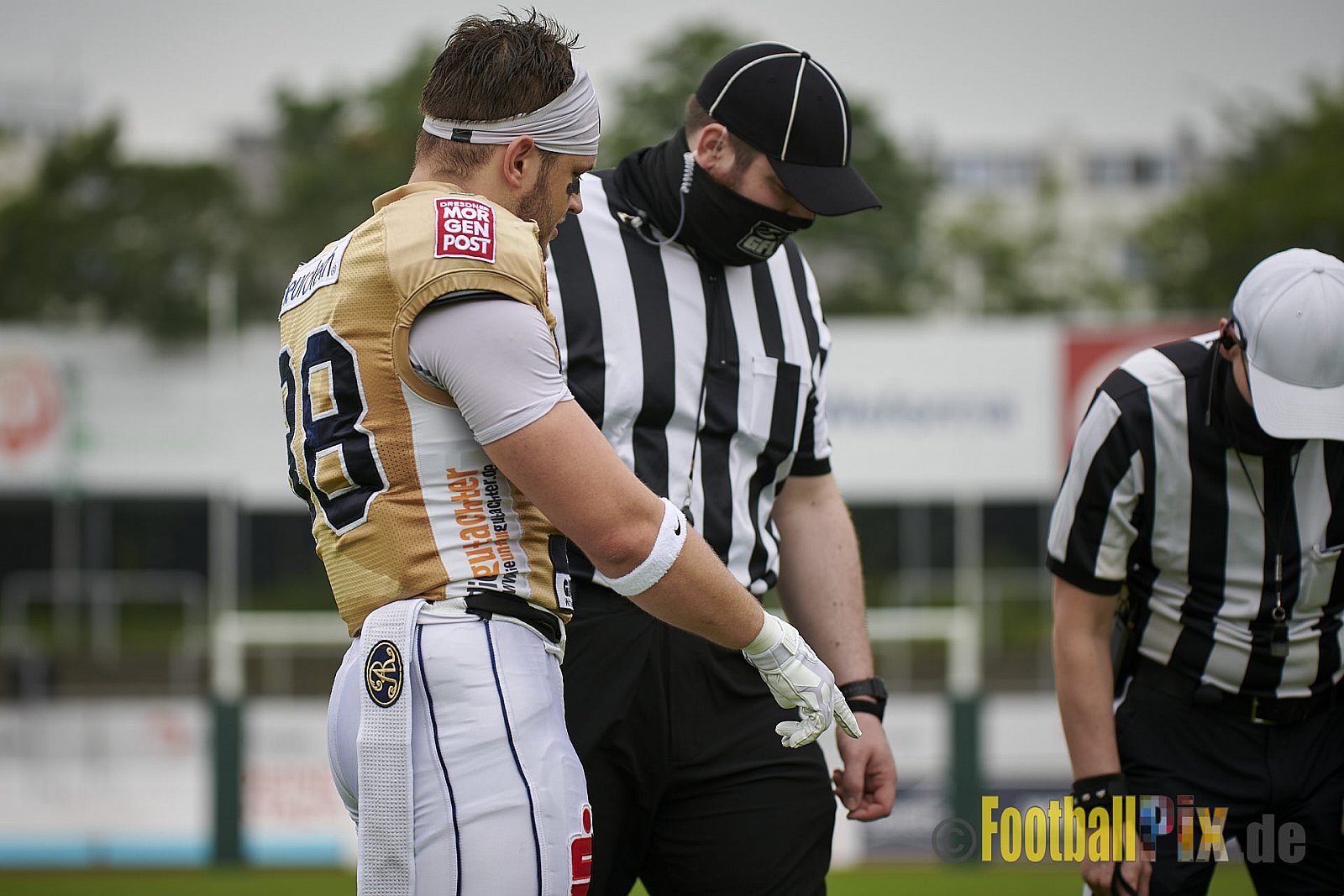 German Football League 2021 Cologne Crocodiles vs. Dresden Monarchs im Südstadion, Vorgebirgstraße 76, 50969 Köln, Punkte Endstand 48 : 41.
[Bildnummer: 2021-06-05_0079] - CologneCrocodilesVsDresdenMonarchs