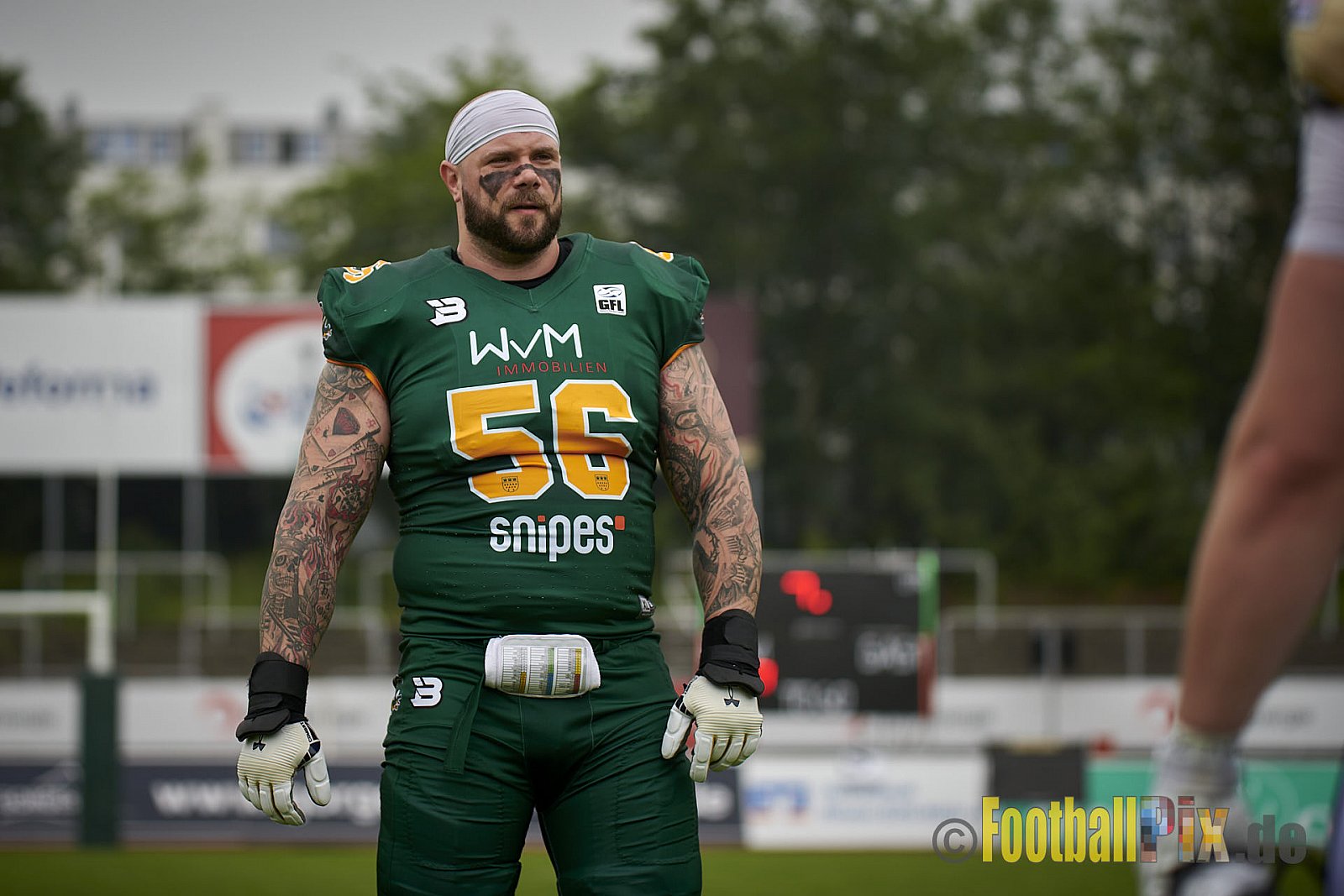 German Football League 2021 Cologne Crocodiles vs. Dresden Monarchs im Südstadion, Vorgebirgstraße 76, 50969 Köln, Punkte Endstand 48 : 41.
[Bildnummer: 2021-06-05_0086] - CologneCrocodilesVsDresdenMonarchs
