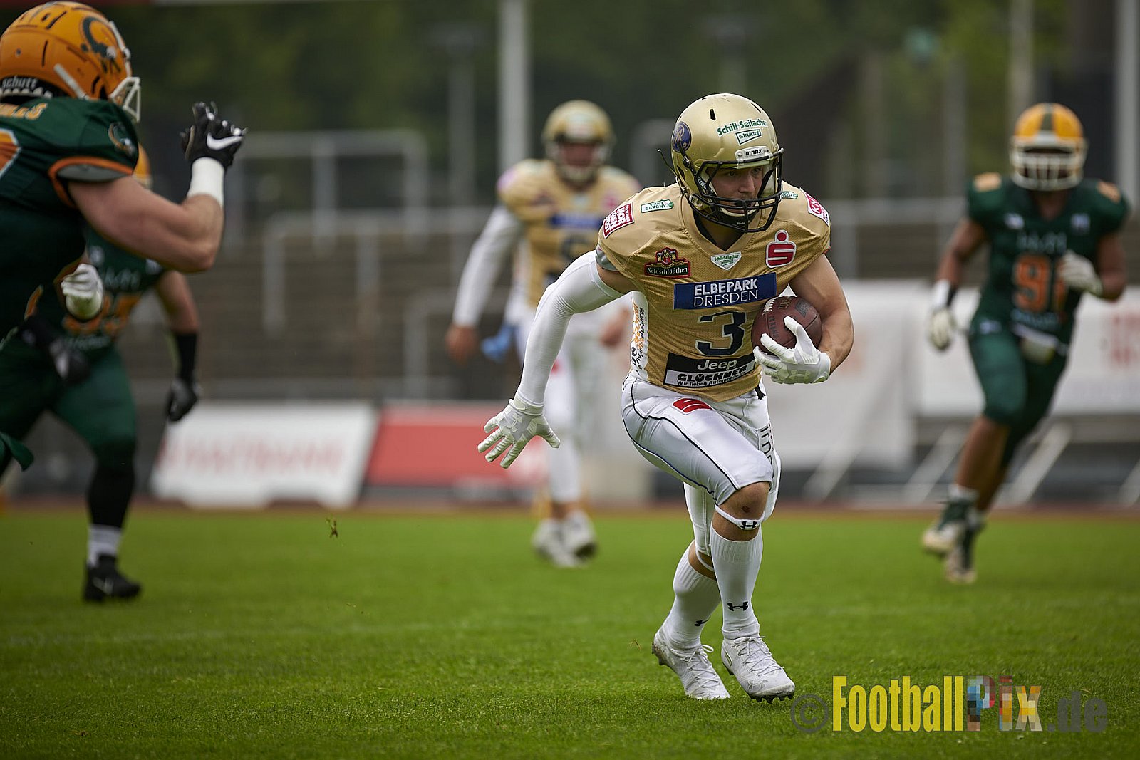 German Football League 2021 Cologne Crocodiles vs. Dresden Monarchs im Südstadion, Vorgebirgstraße 76, 50969 Köln, Punkte Endstand 48 : 41.
[Bildnummer: 2021-06-05_0095] - CologneCrocodilesVsDresdenMonarchs