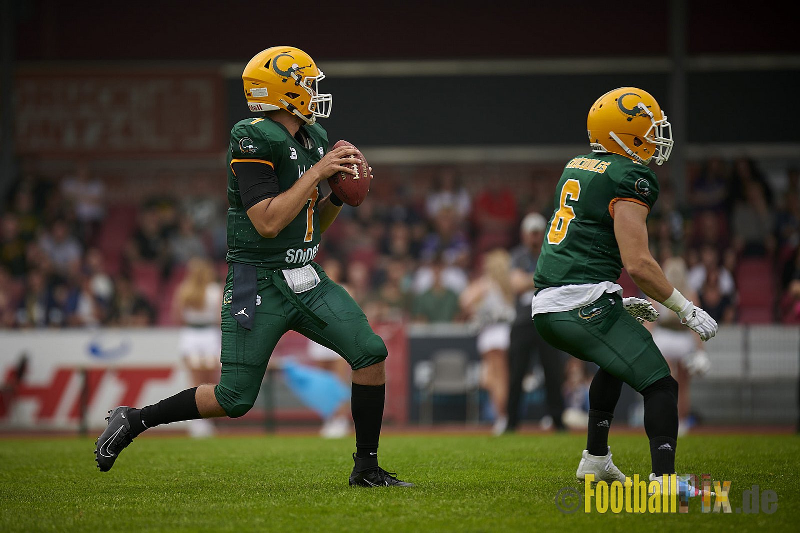 German Football League 2021 Cologne Crocodiles vs. Dresden Monarchs im Südstadion, Vorgebirgstraße 76, 50969 Köln, Punkte Endstand 48 : 41.
[Bildnummer: 2021-06-05_0136] - CologneCrocodilesVsDresdenMonarchs