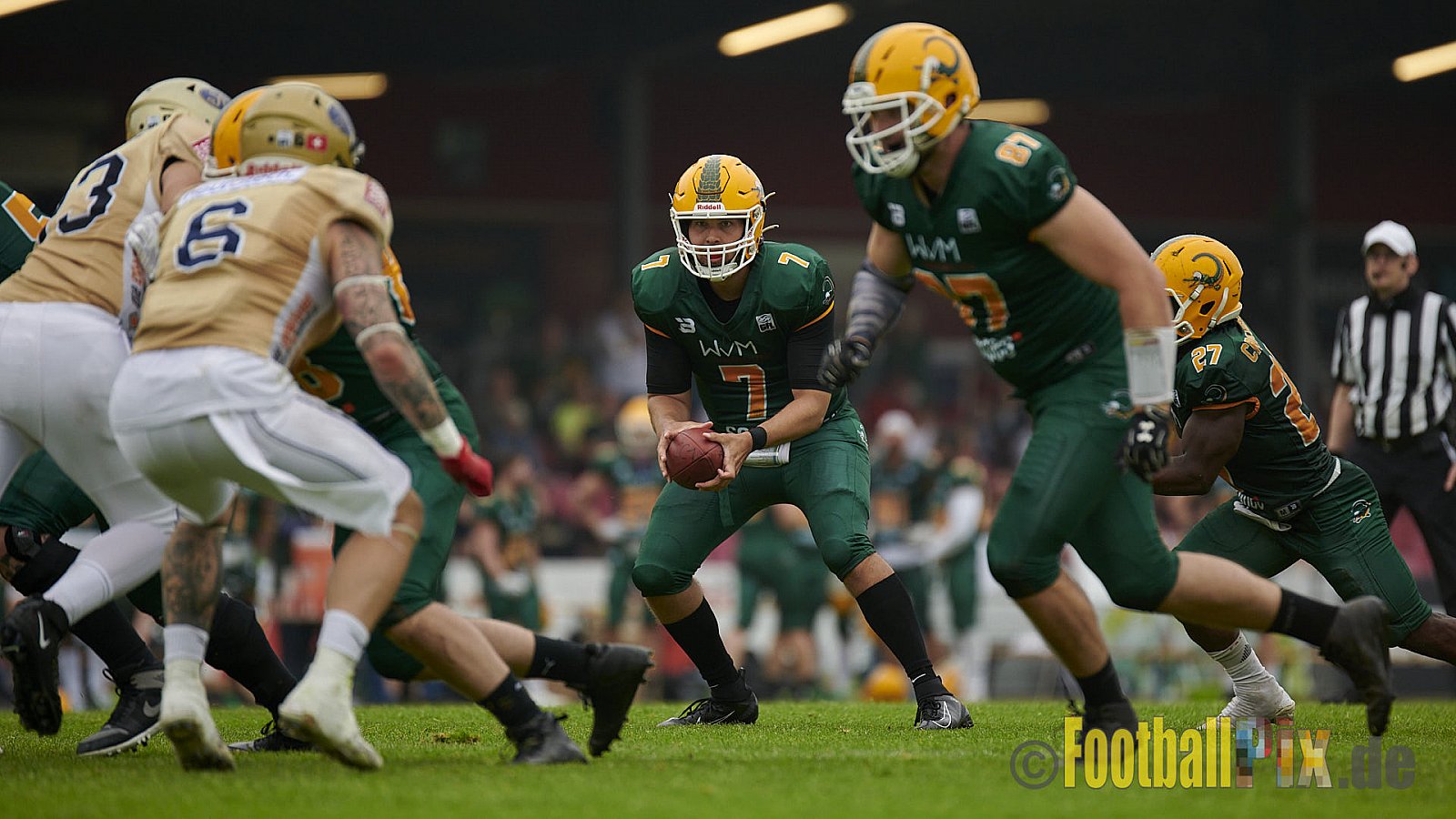 German Football League 2021 Cologne Crocodiles vs. Dresden Monarchs im Südstadion, Vorgebirgstraße 76, 50969 Köln, Punkte Endstand 48 : 41.
[Bildnummer: 2021-06-05_0333] - CologneCrocodilesVsDresdenMonarchs