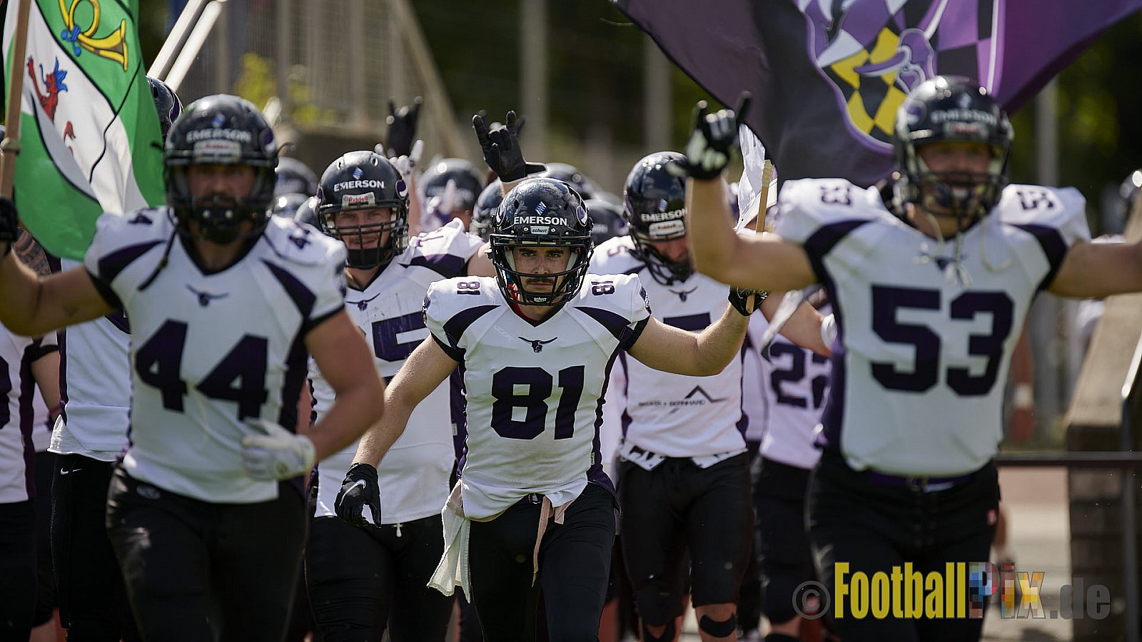 GFL2 Season 2021 Düsseldorf Panther vs. Langenfeld Longhorns am 7.08.2021 im Stadion VfL Benrath, Karl-Hohmann-Straße 70, 40597 Düsseldorf, Punkte Endstand 17 : 0.
[Bildnummer: 2021-08-07_0007]Düsseldorf Panther vs. Langenfeld Longhorns am 7.08.2021 - DPantherVsLangenfeldLonghorns