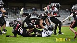 GFL2 Season 2021 Düsseldorf Panther vs. Langenfeld Longhorns am 7.08.2021 im Stadion VfL Benrath, Karl-Hohmann-Straße 70, 40597 Düsseldorf, Punkte Endstand 17 : 0.
[Bildnummer: 2021-08-07_0052]Düsseldorf Panther vs. Langenfeld Longhorns am 7.08.2021 - DPantherVsLangenfeldLonghorns