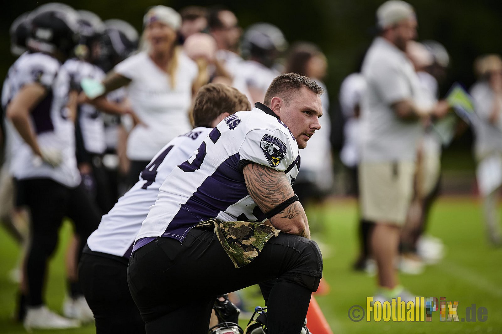 GFL2 Season 2021 Düsseldorf Panther vs. Langenfeld Longhorns am 7.08.2021 im Stadion VfL Benrath, Karl-Hohmann-Straße 70, 40597 Düsseldorf, Punkte Endstand 17 : 0.
[Bildnummer: 2021-08-07_0062]Düsseldorf Panther vs. Langenfeld Longhorns am 7.08.2021 - DPantherVsLangenfeldLonghorns