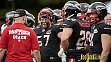 GFL2 Season 2021 Düsseldorf Panther vs. Langenfeld Longhorns am 7.08.2021 im Stadion VfL Benrath, Karl-Hohmann-Straße 70, 40597 Düsseldorf, Punkte Endstand 17 : 0.
[Bildnummer: 2021-08-07_0179]Düsseldorf Panther vs. Langenfeld Longhorns am 7.08.2021 - DPantherVsLangenfeldLonghorns