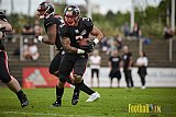 GFL2 Season 2021 Düsseldorf Panther vs. Langenfeld Longhorns am 7.08.2021 im Stadion VfL Benrath, Karl-Hohmann-Straße 70, 40597 Düsseldorf, Punkte Endstand 17 : 0.
[Bildnummer: 2021-08-07_0300]Düsseldorf Panther vs. Langenfeld Longhorns am 7.08.2021 - DPantherVsLangenfeldLonghorns