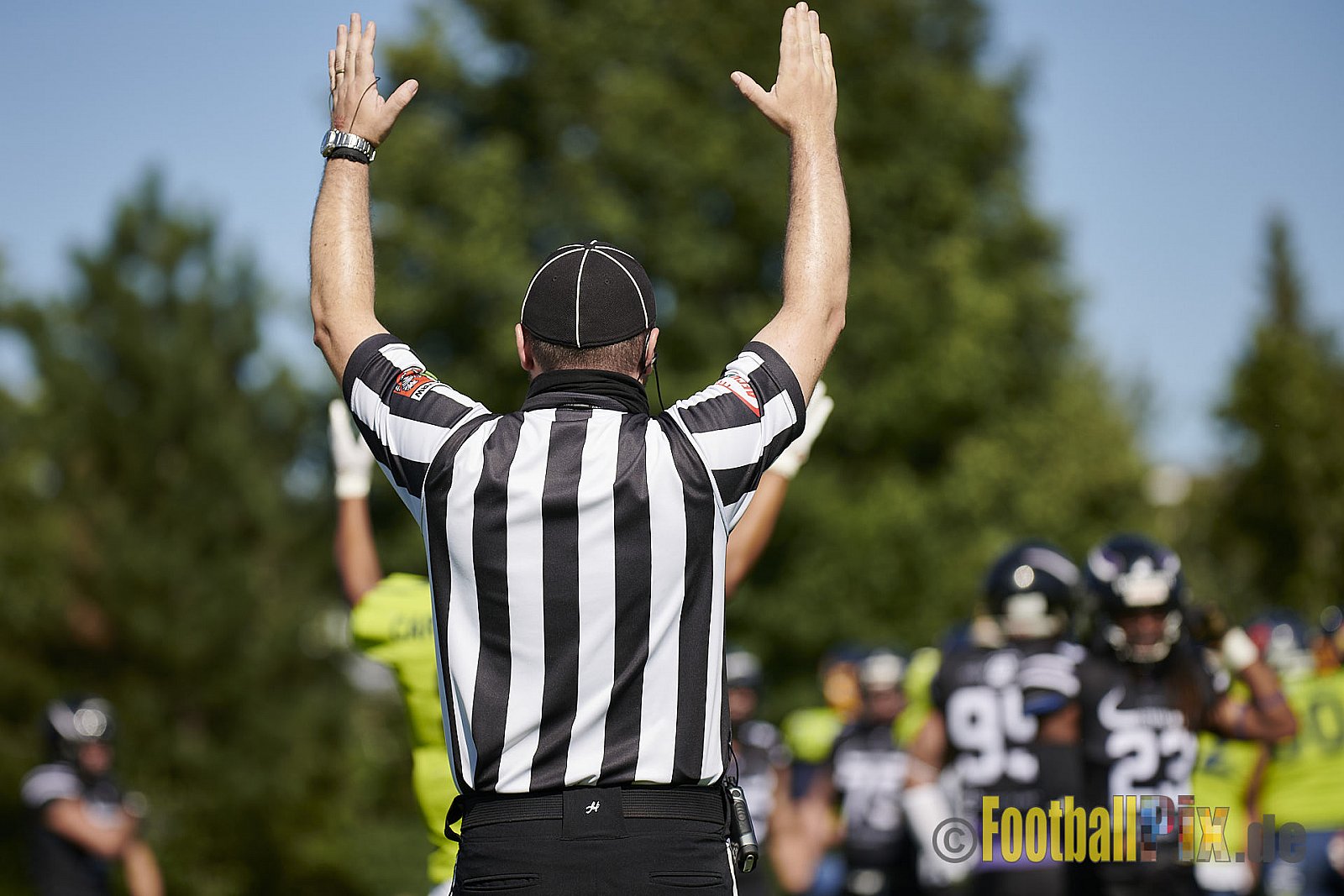 GFL2 Season 2021 Langenfeld Longhorns vs. Assindia Cardinals am 14.08.2021 im Jahnstadion, Jahnstr.4, 40764 Langenfeld. Punkte Endstand 42 : 12 (2:6/14:0/13:6/13:0)
[Bildnummer: 2021-08-14_0143] - LangenfeldLonghornsVsAssindiaCardinals