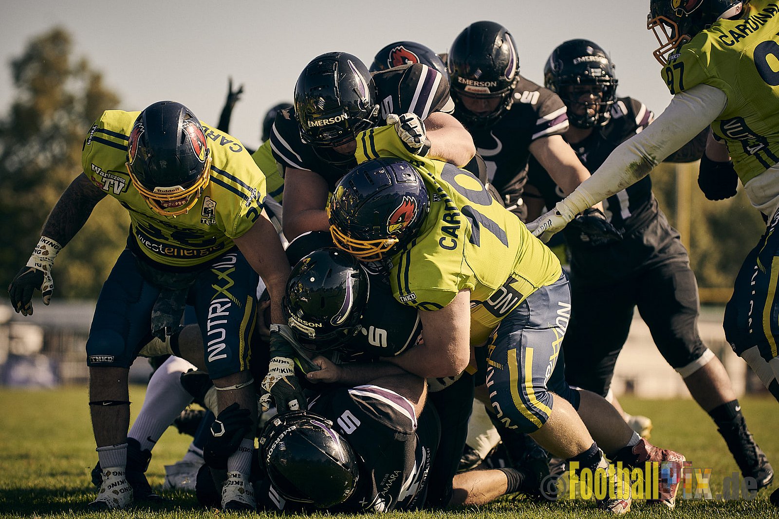 GFL2 Season 2021 Langenfeld Longhorns vs. Assindia Cardinals am 14.08.2021 im Jahnstadion, Jahnstr.4, 40764 Langenfeld. Punkte Endstand 42 : 12 (2:6/14:0/13:6/13:0)
[Bildnummer: 2021-08-14_0232] - LangenfeldLonghornsVsAssindiaCardinals